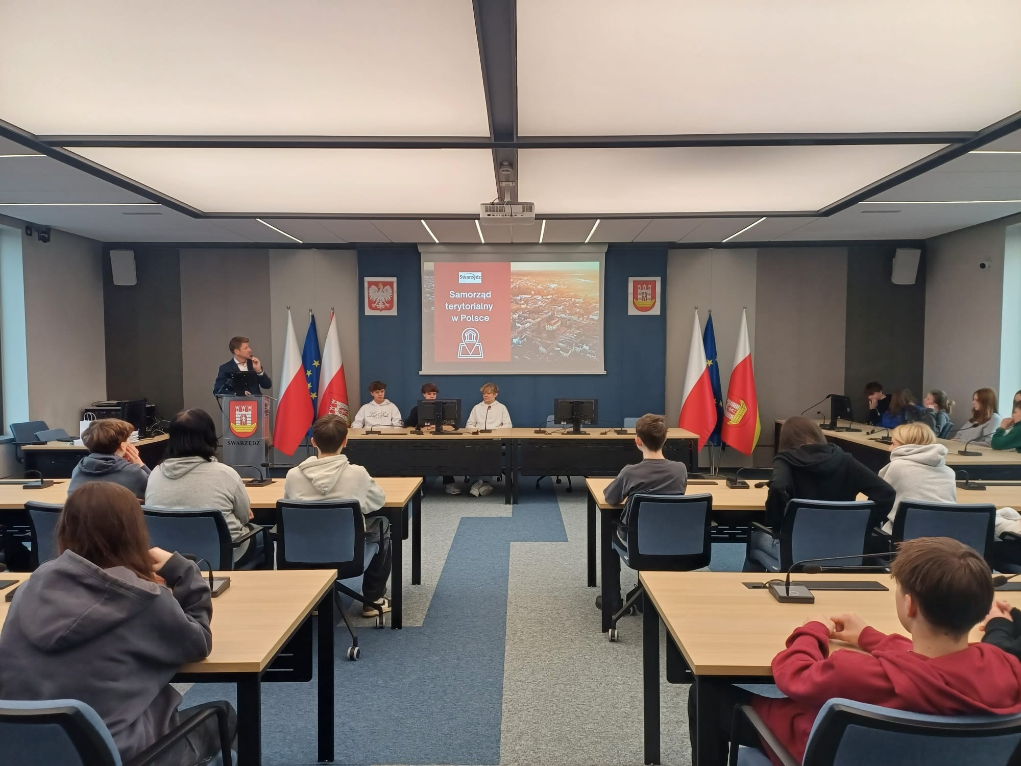 Wizyta klas ósmych w UMiG w Swarzędzu