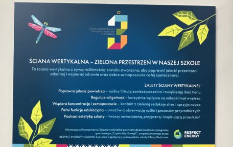 Zielona ściana – Respect Energy