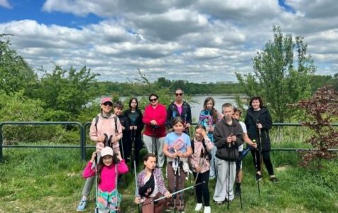 Szkolny marsz Nordic Walking