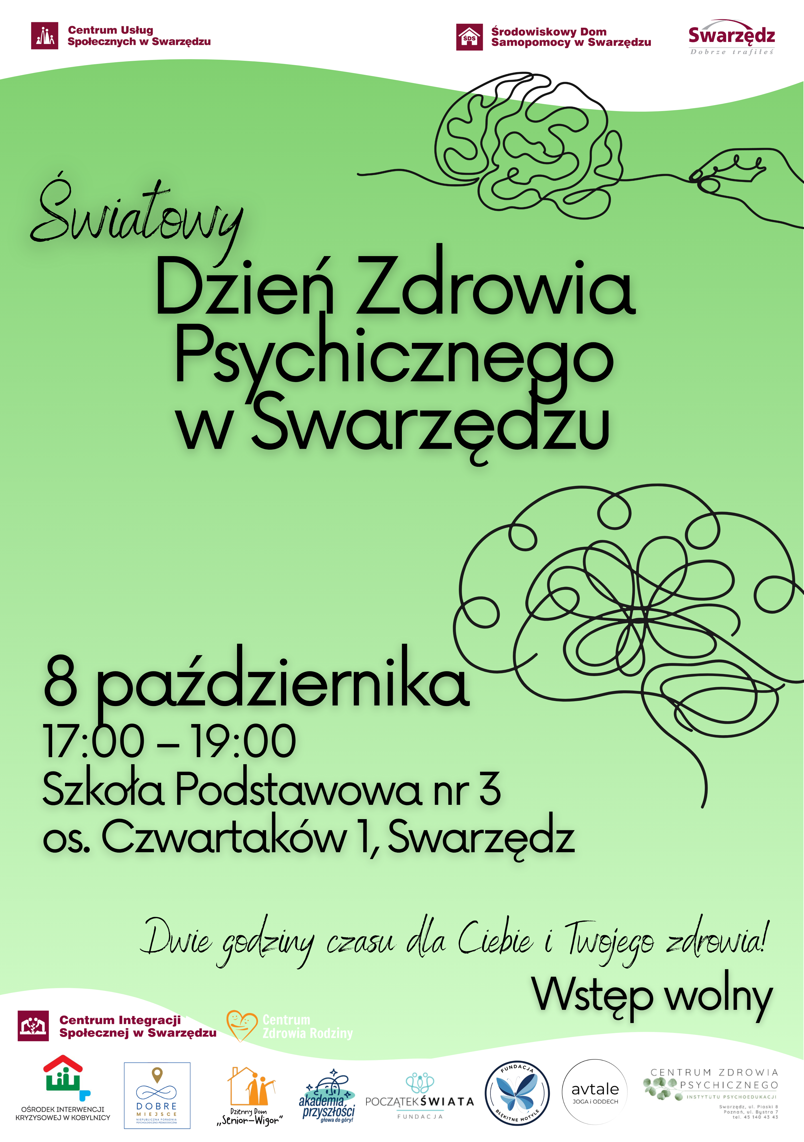 Zaproszenie – Światowy Dzień Zdrowia Psychicznego