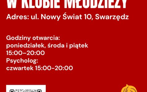 Klub Młodzieży zaprasza